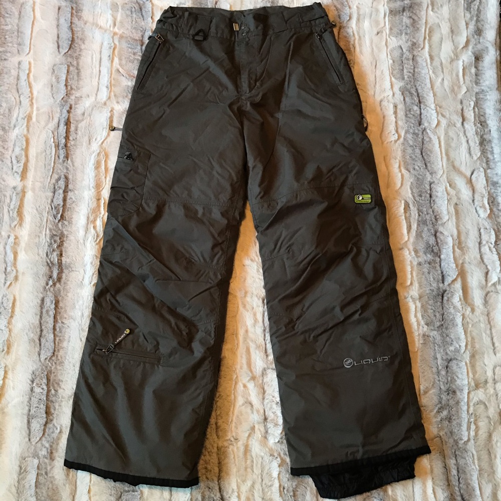 medium Liquid men’s gray snowboarding pants